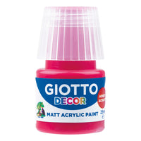 Giotto Decor acrylverf mat 25 ml – Karmijn