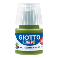 Giotto Decor acrylverf mat 25 ml – Olijfgroen