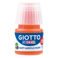 Giotto Decor acrylverf mat 25 ml – Oranje