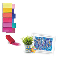 GIOTTO Decor Wax wasblokken van bijenwas, 12 stuks