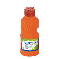 GIOTTO Extra Quality Fluo fluorescerende schoolverf 250 ml – Oranje