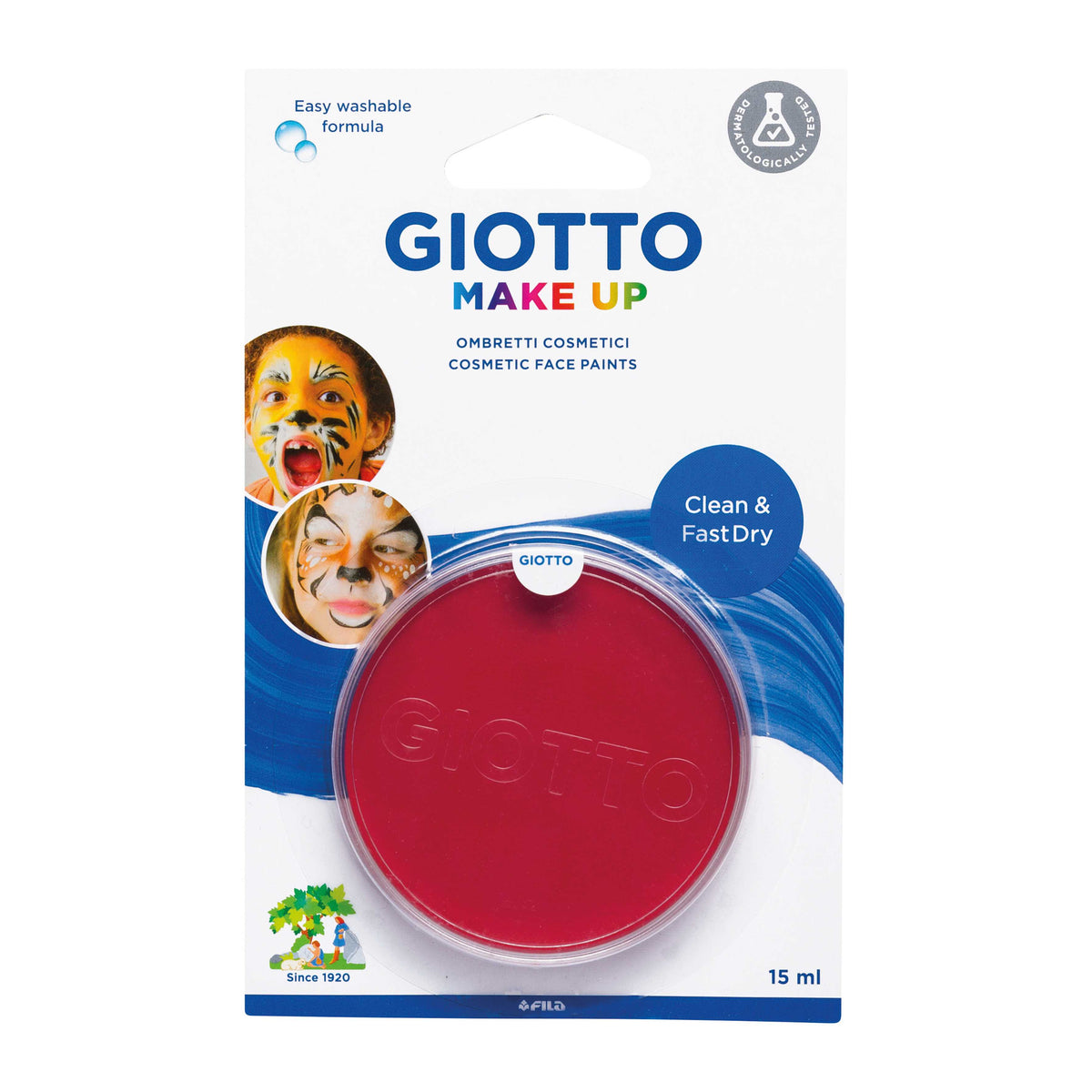 GIOTTO Make Up schmink voor gezicht en lichaam, 15 ml – rood