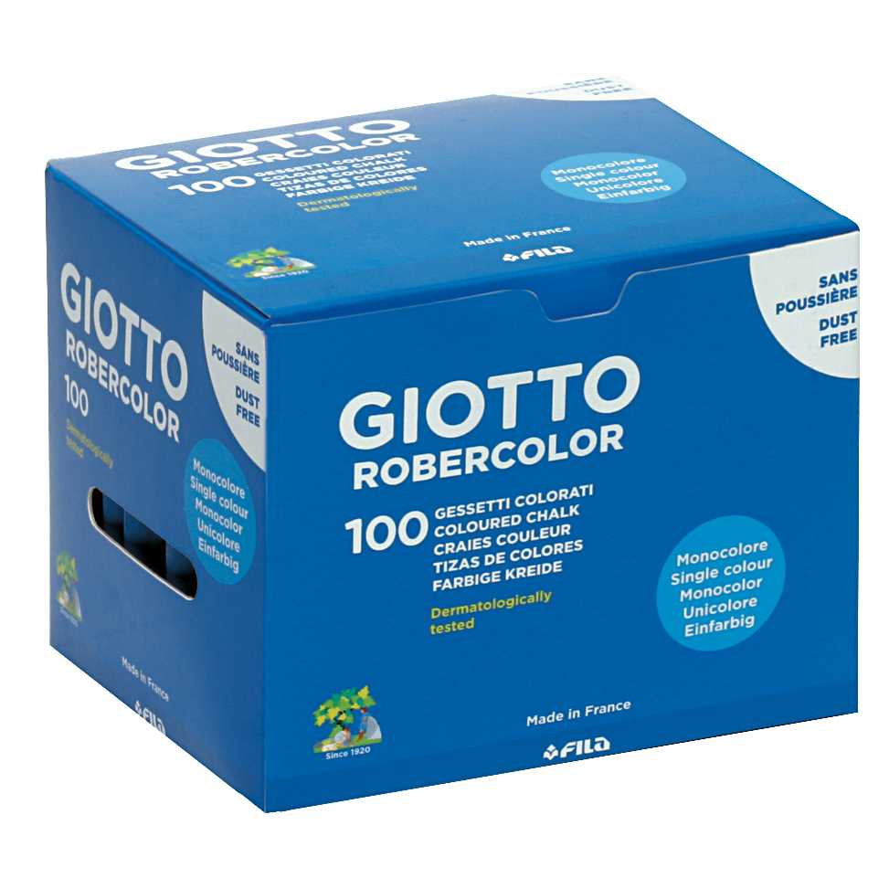 GIOTTO Robercolor stofarm bordkrijt, rond, 100 stuks