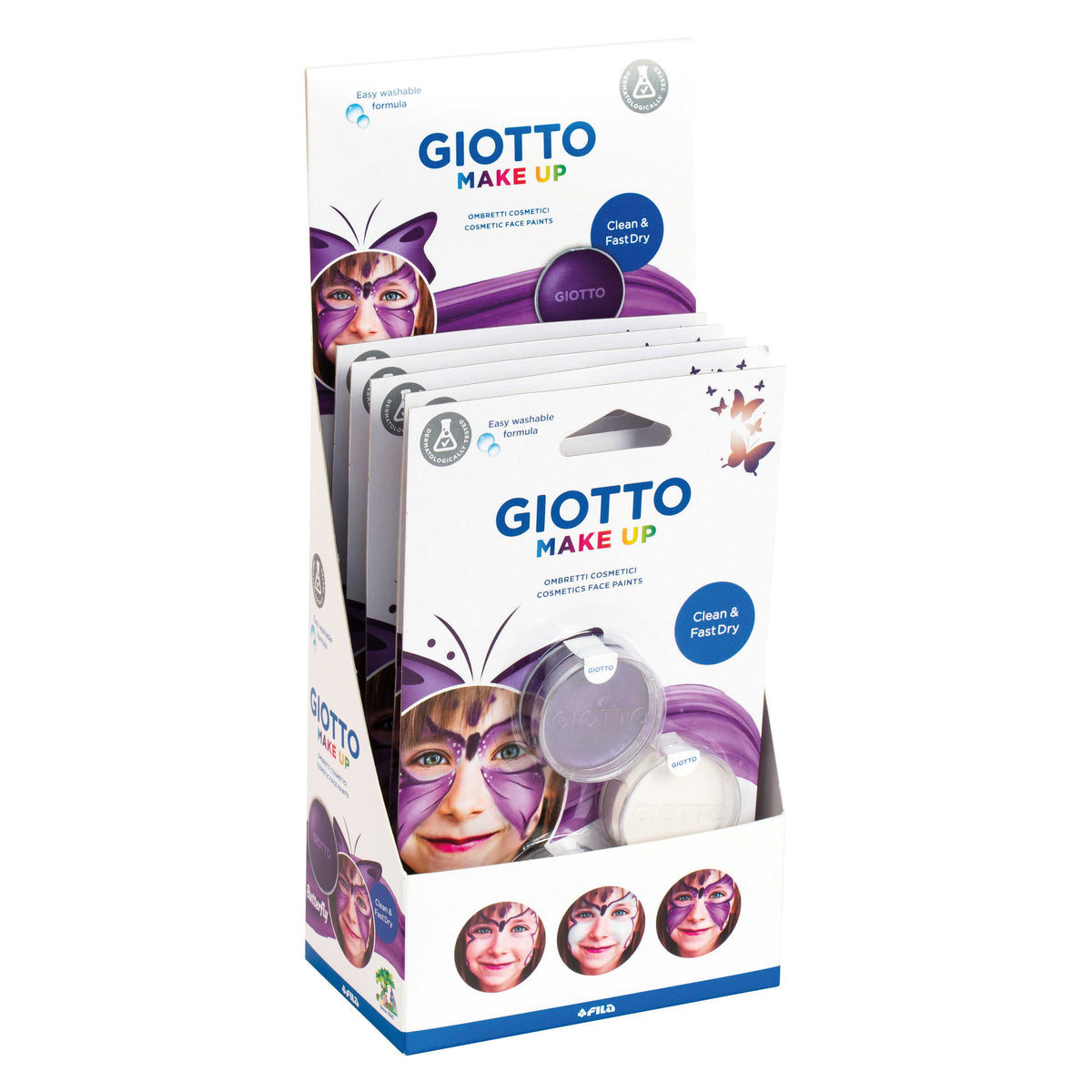 GIOTTO Make Up schminkset Vlinder, 3 × 5 ml – afbeelding 2