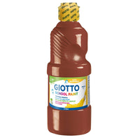 GIOTTO School Paint uitwasbare schoolverf 500 ml – Bruin