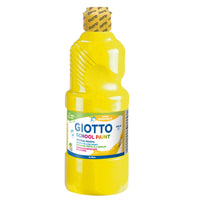 GIOTTO School Paint uitwasbare schoolverf 500 ml – Geel
