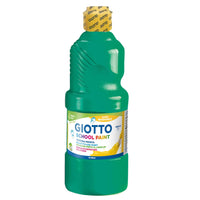 GIOTTO School Paint uitwasbare schoolverf 500 ml – Groen