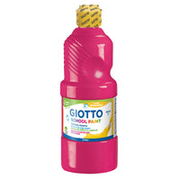GIOTTO School Paint uitwasbare schoolverf 500 ml – Magenta