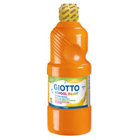 GIOTTO School Paint uitwasbare schoolverf 500 ml – Oranje