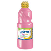 GIOTTO School Paint uitwasbare schoolverf 500 ml – Roze