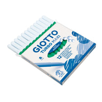 Giotto Turbo Maxi viltstiften 5 mm, afwasbaar – Grasgroen