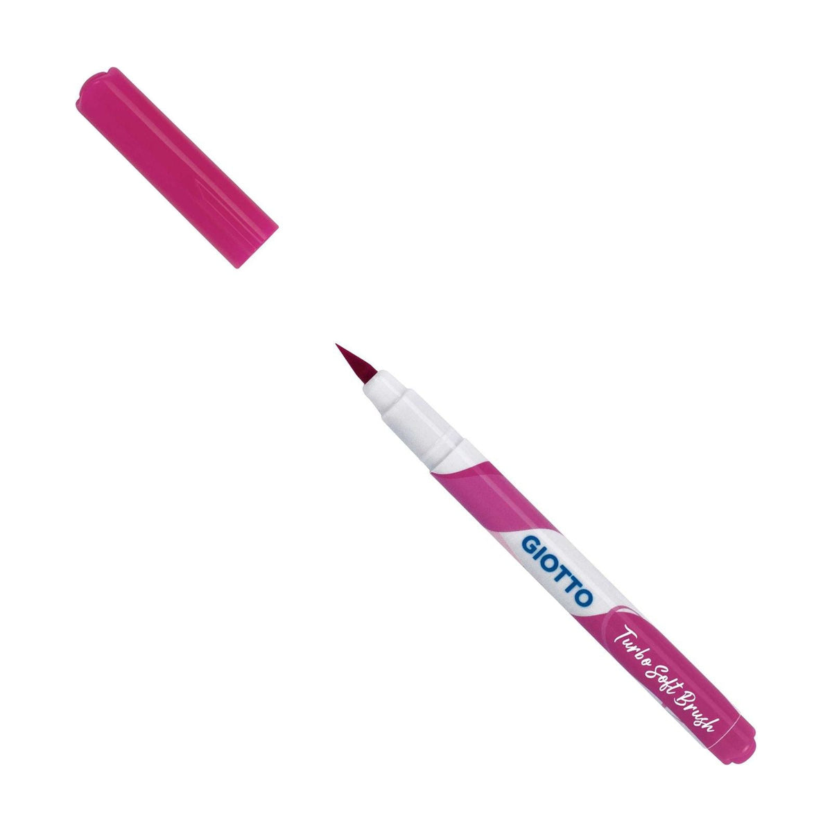 GIOTTO Turbo Soft Brush Fluo brushpennen, set van 6