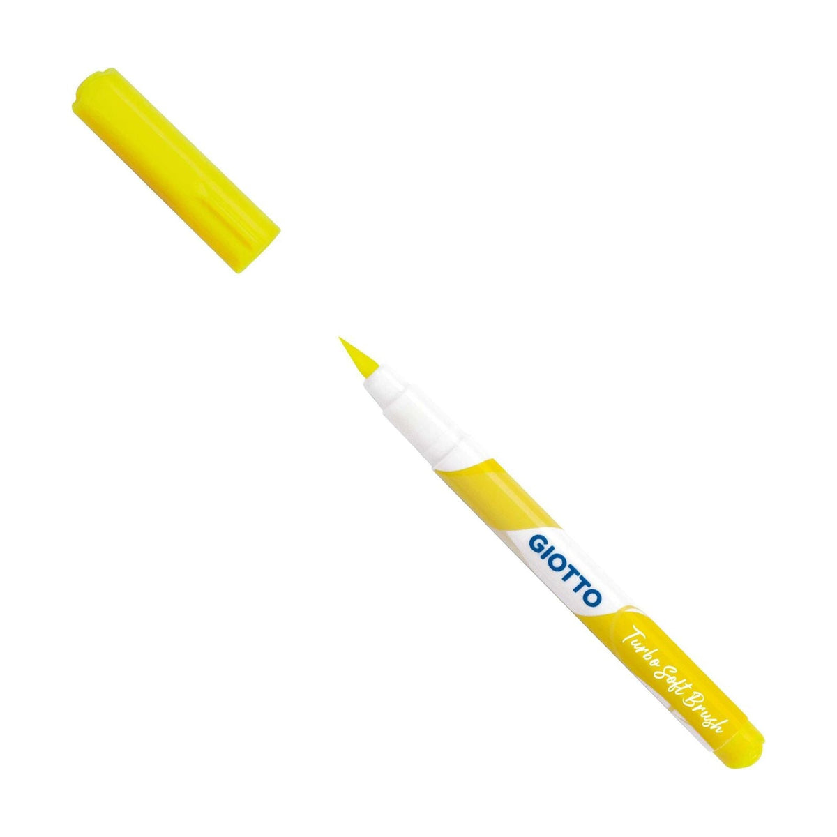 GIOTTO Turbo Soft Brush Fluo brushpennen, set van 6