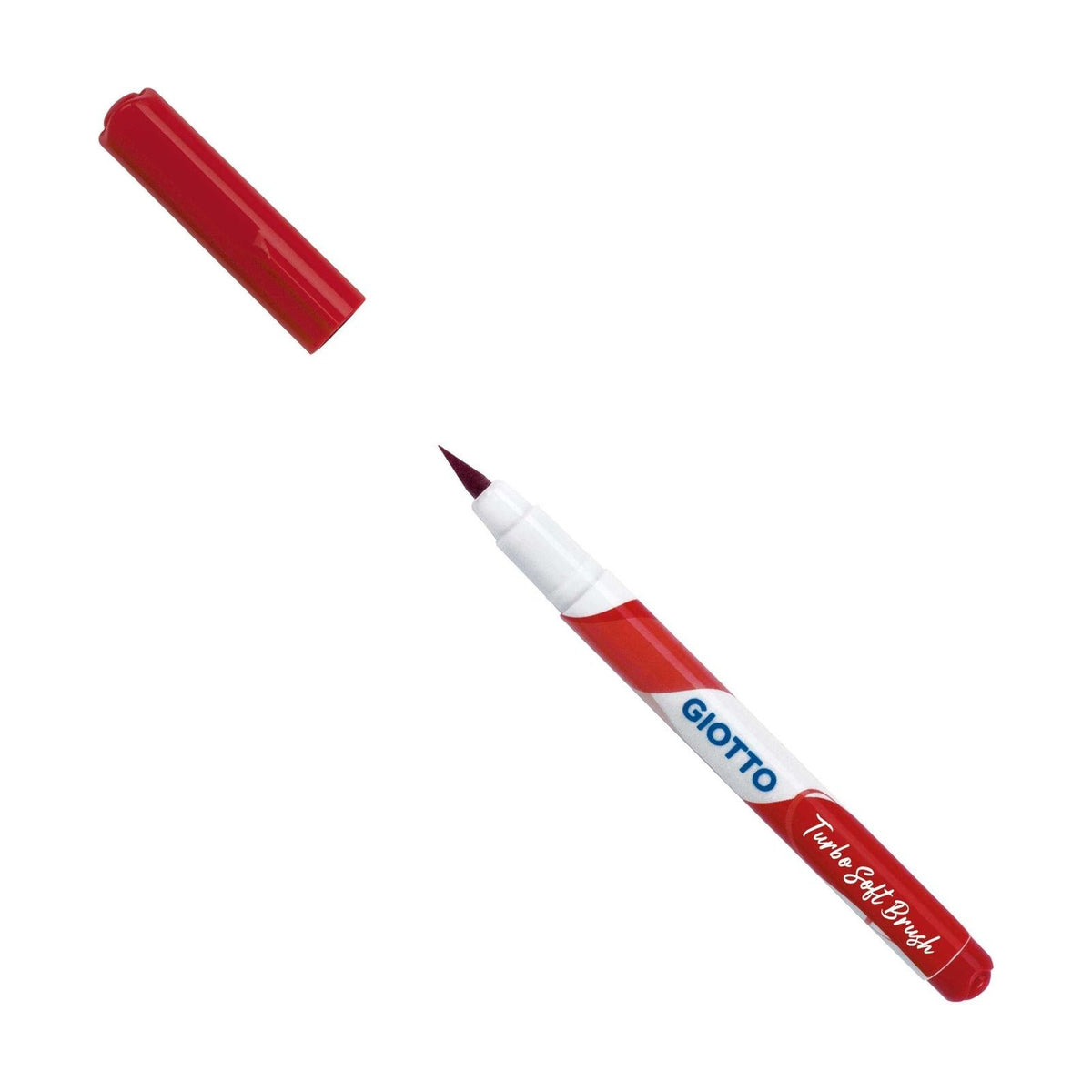 GIOTTO Turbo Soft Brush Fluo brushpennen, set van 6