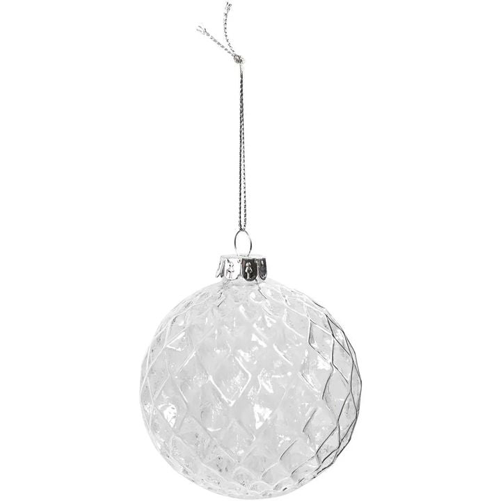 Glass Christmas Ornaments, Set of 4 - image 5