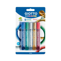 Glitter Glue GIOTTO Metallic Colors 5 x 10 g