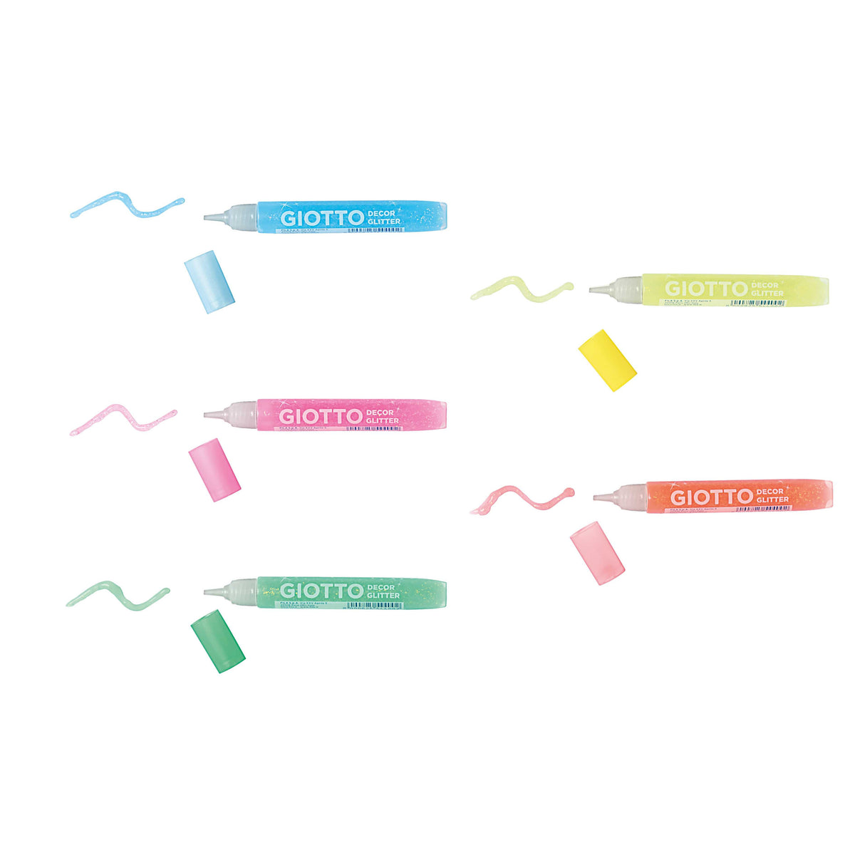 Glitter Glue GIOTTO Neon Colors 5 x 10 g