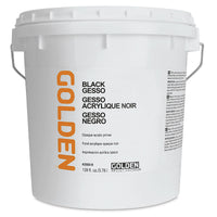 Golden Black Gesso, zwarte acrylgesso