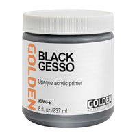 Golden Black Gesso, zwarte acrylgesso