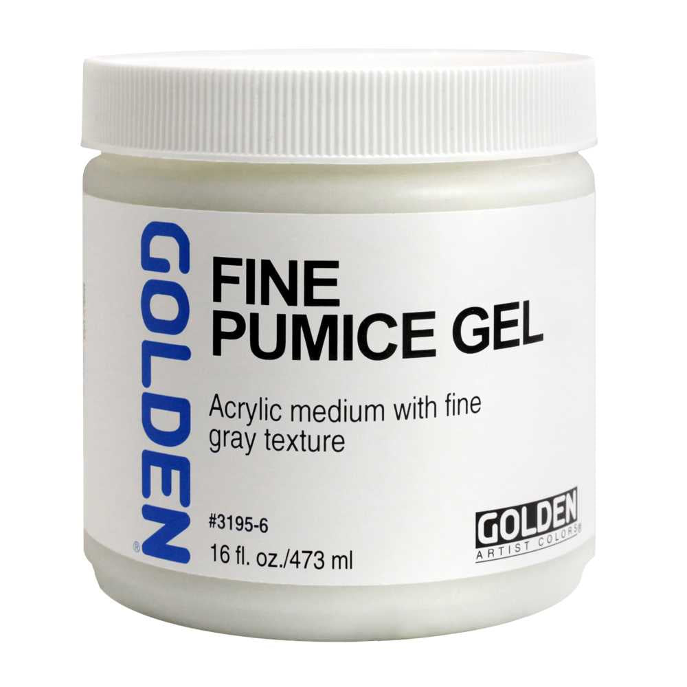 Golden Fine Pumice Gel gelmedium met fijne puimsteen
