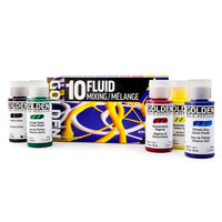 Golden Fluid acrylverfset Mixing 10 × 30 ml
