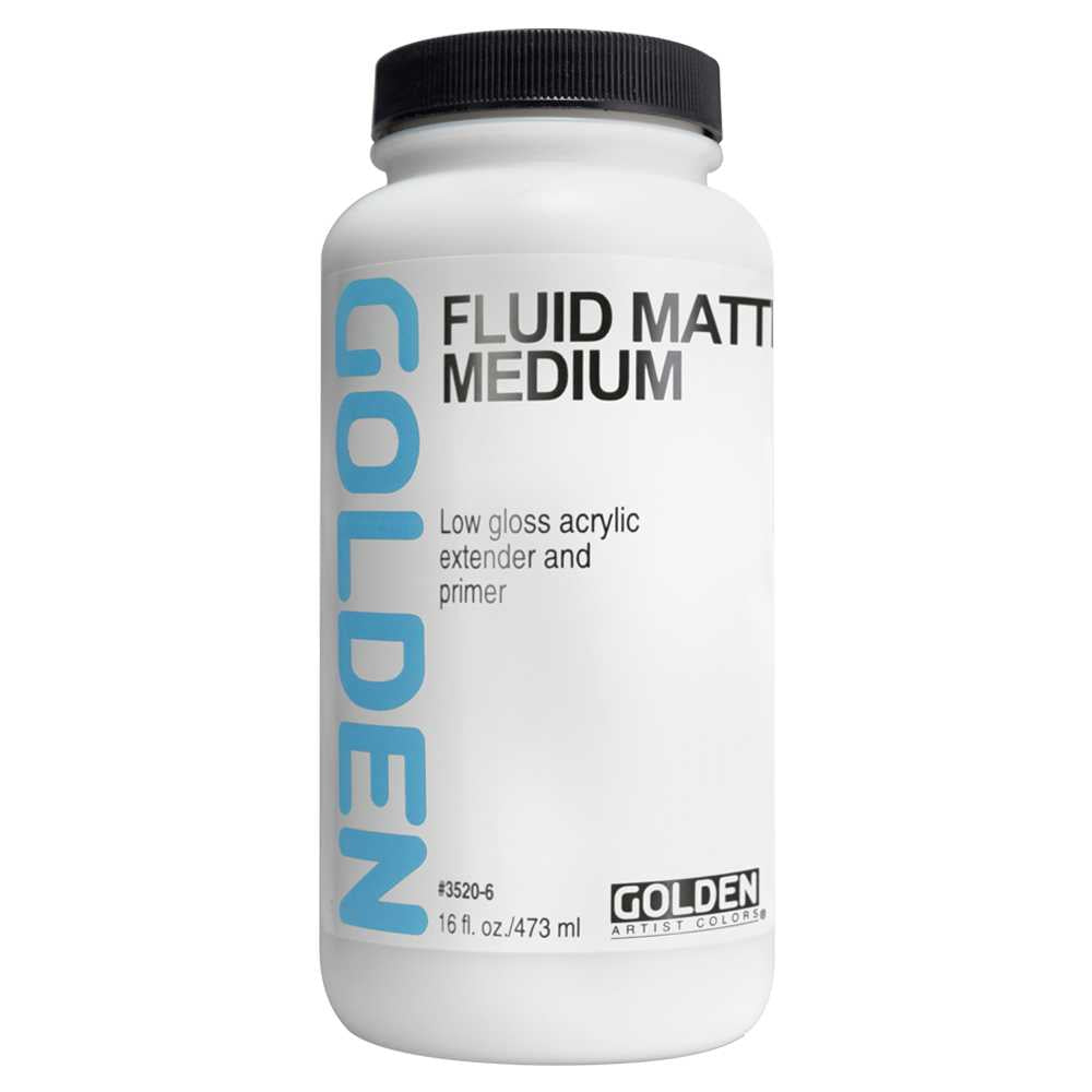 Golden Fluid Matte Medium vloeibaar mat acrylmedium