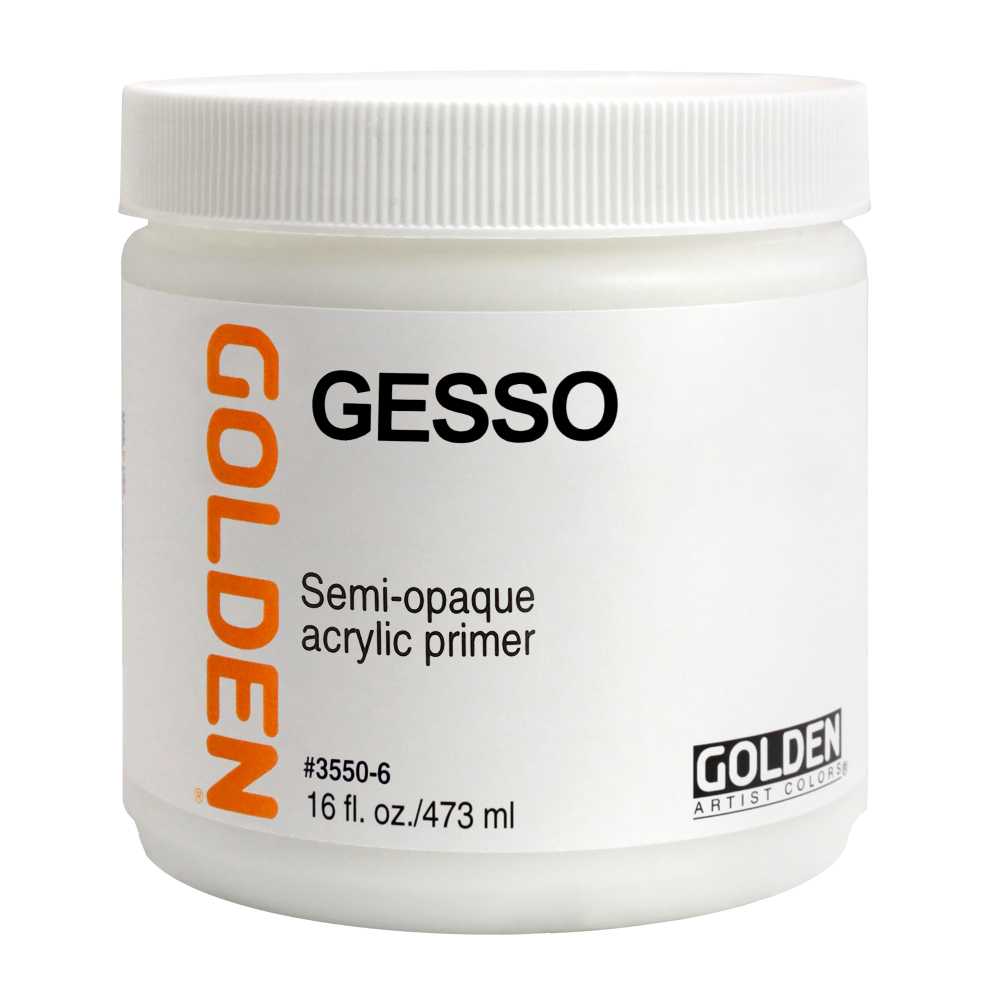 Golden Gesso, witte acrylgesso