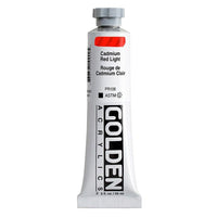 GOLDEN Heavy Body Acrylic Paint, 59 ml – 1090 Cadmium Light Red