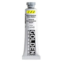 GOLDEN Heavy Body Acrylic Paint, 59 ml – 1008 Benzimidazolone Medium Yellow