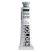 GOLDEN Heavy Body Acrylic Paint, 59 ml – 1270 Phthalo Green (Blue Shade)