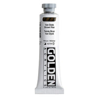 GOLDEN Heavy Body Acrylic Paint, 59 ml – 1462 Van Dyke Brown Hue