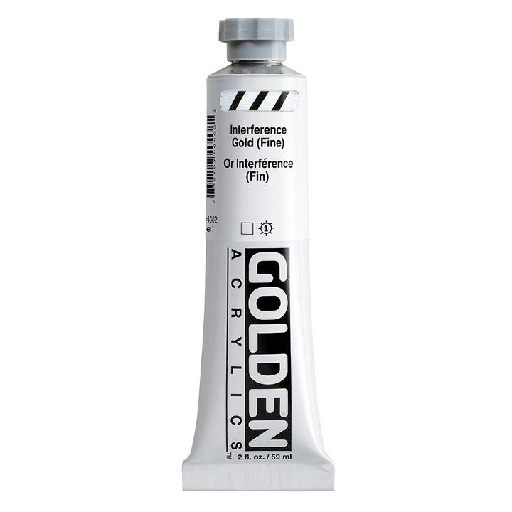 GOLDEN Heavy Body Interference Acrylic Paint, 148 ml – 4040 gold