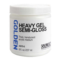 Golden Heavy Gel Semi-Gloss gelmedium, zijdeglans – 237 ml en 473 ml