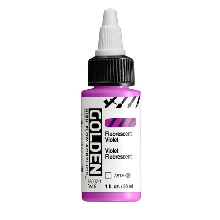 GOLDEN High Flow Fluorescent Acrylic Paint, 30 ml | various shades — image 3