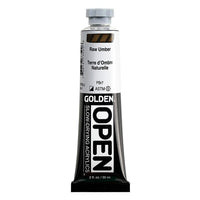GOLDEN OPEN Slow-Drying Acrylic Paint, 59 ml – 7350 Raw Umber