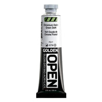 GOLDEN OPEN Slow-Drying Acrylic Paint, 59 ml – 7061 Chromium Oxide Green Dark