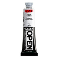 GOLDEN OPEN Slow-Drying Acrylic Paint, 59 ml – 7278 Pyrrole Red Dark
