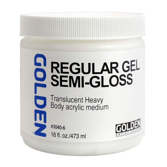 Golden Regular Gel Semi-Gloss gelmedium, zijdeglans
