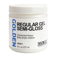 Golden Regular Gel Semi-Gloss gelmedium, zijdeglans