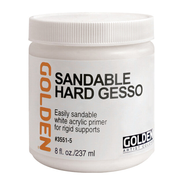 Golden Sandable Hard Gesso, wit, schuurbaar