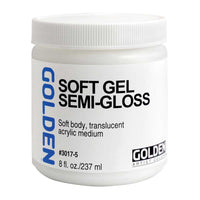 Golden Soft Gel Semi-Gloss gelmedium, zijdeglans