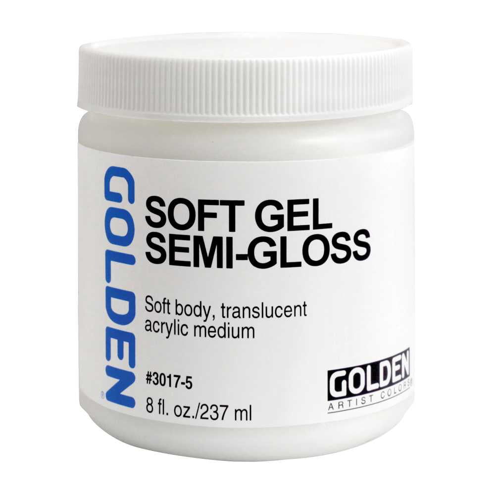 Golden Soft Gel Semi-Gloss gelmedium, zijdeglans