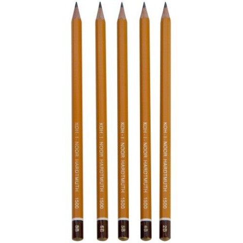 Koh-i-Noor 1500 grafietpotlood, hardheden 8B tot 10H – afbeelding 22