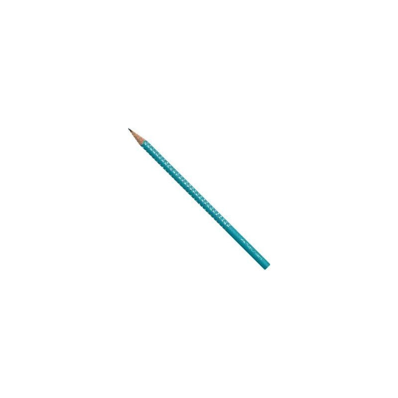 Faber-Castell Sparkle grafietpotlood met glitterontwerp, 12 stuks
