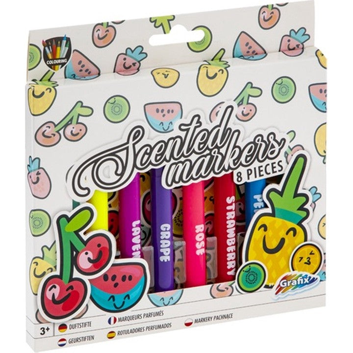 GRAFIX Scented Markers, Set of 8