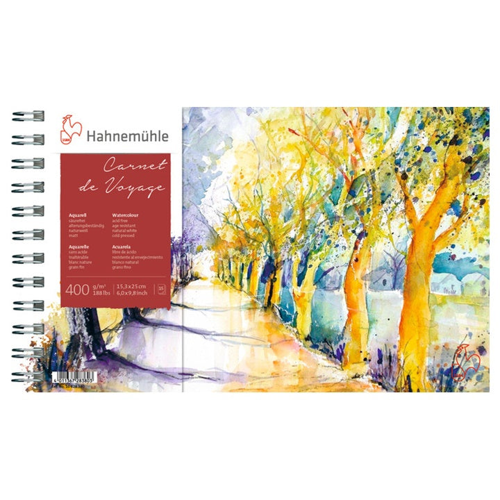 Hahnemühle Carnet de Voyage Watercolor Pad 15.3 x 25 cm