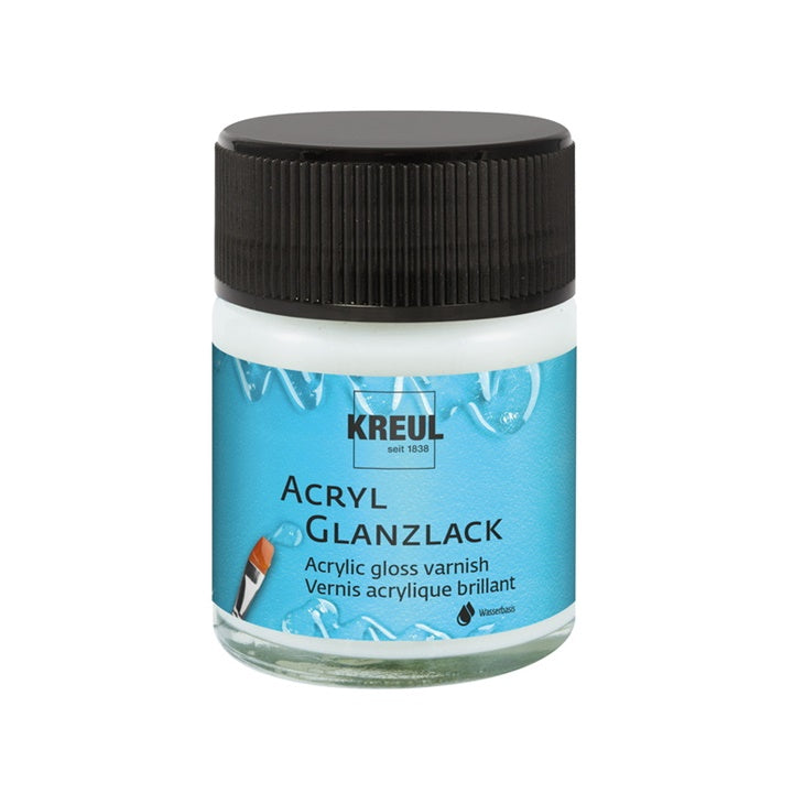 Hobby Line Gloss Acrylic Varnish, 50 / 275 ml, Water-Based