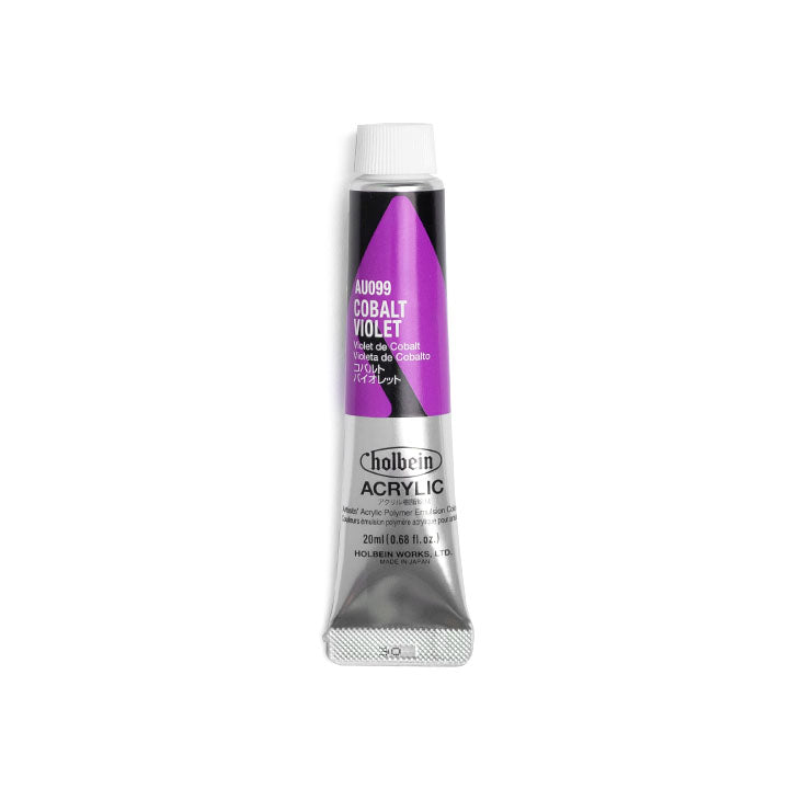 Holbein Heavy Body Professional Acrylic Paints, Purple Shades — image 1