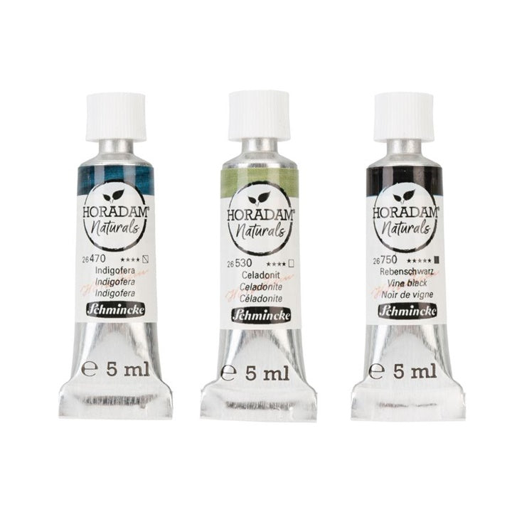 HORADAM Naturals Trio Water Watercolor Set, 3x5 ml, image 4