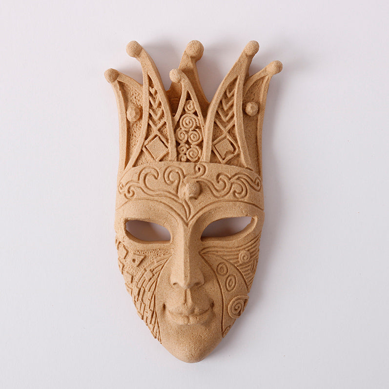 Houten ornament Pentart Elastic Wood masker 10 × 4,5 cm